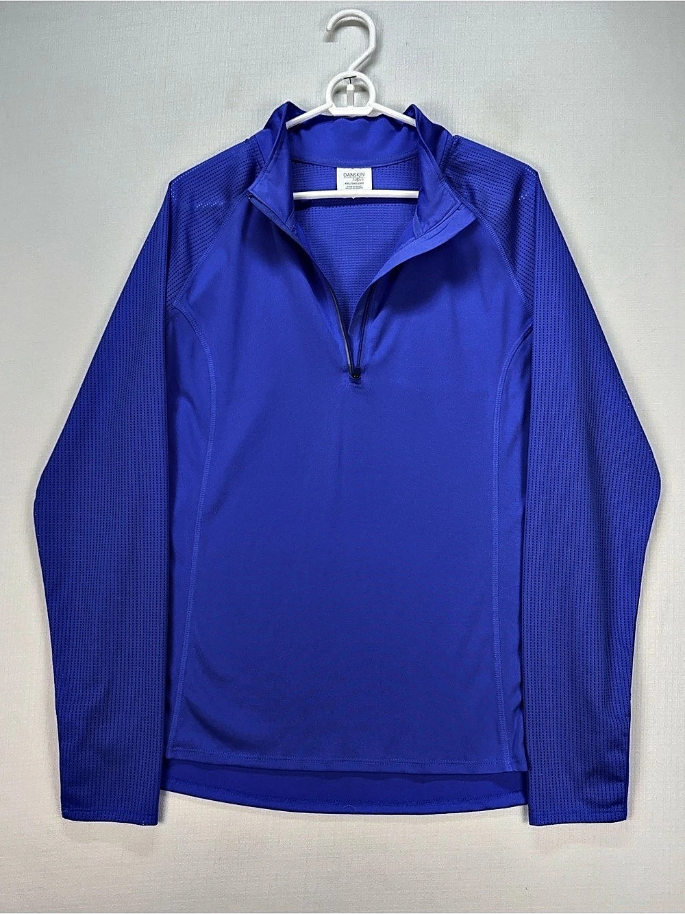 Danskin Now 1/4 Zip Pullover Cobalt Blue Quarter-Zip Athletic Top Size XXL/2X